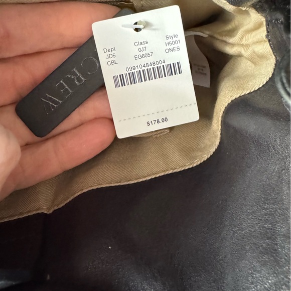 J.Crew Bracelet bucket bag in Italian leather NWT - Picture 5 of 5